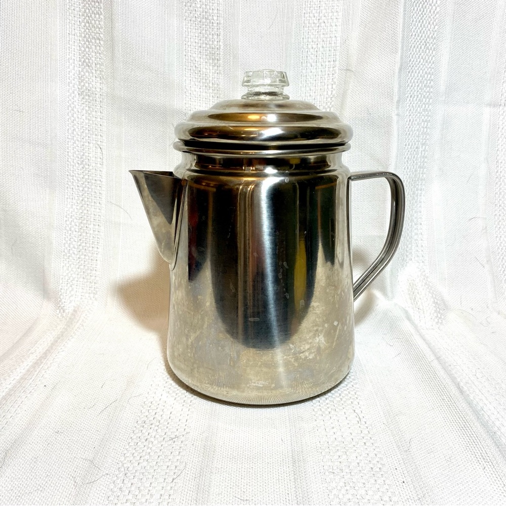 Coleman 12 cup stainless steel coffee percolator